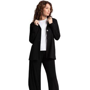 Sympli - Ponte Expedition Jacket - Black - Plus Size 18 - NWT